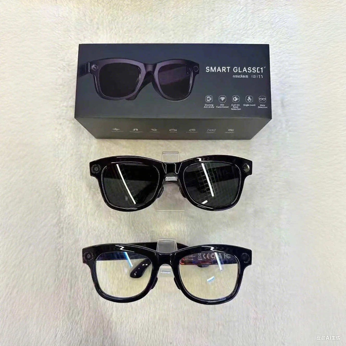 M01Pro Translating Smart Glasses 8MP Camera 1080P 32GB Storage Open Ear Speakers