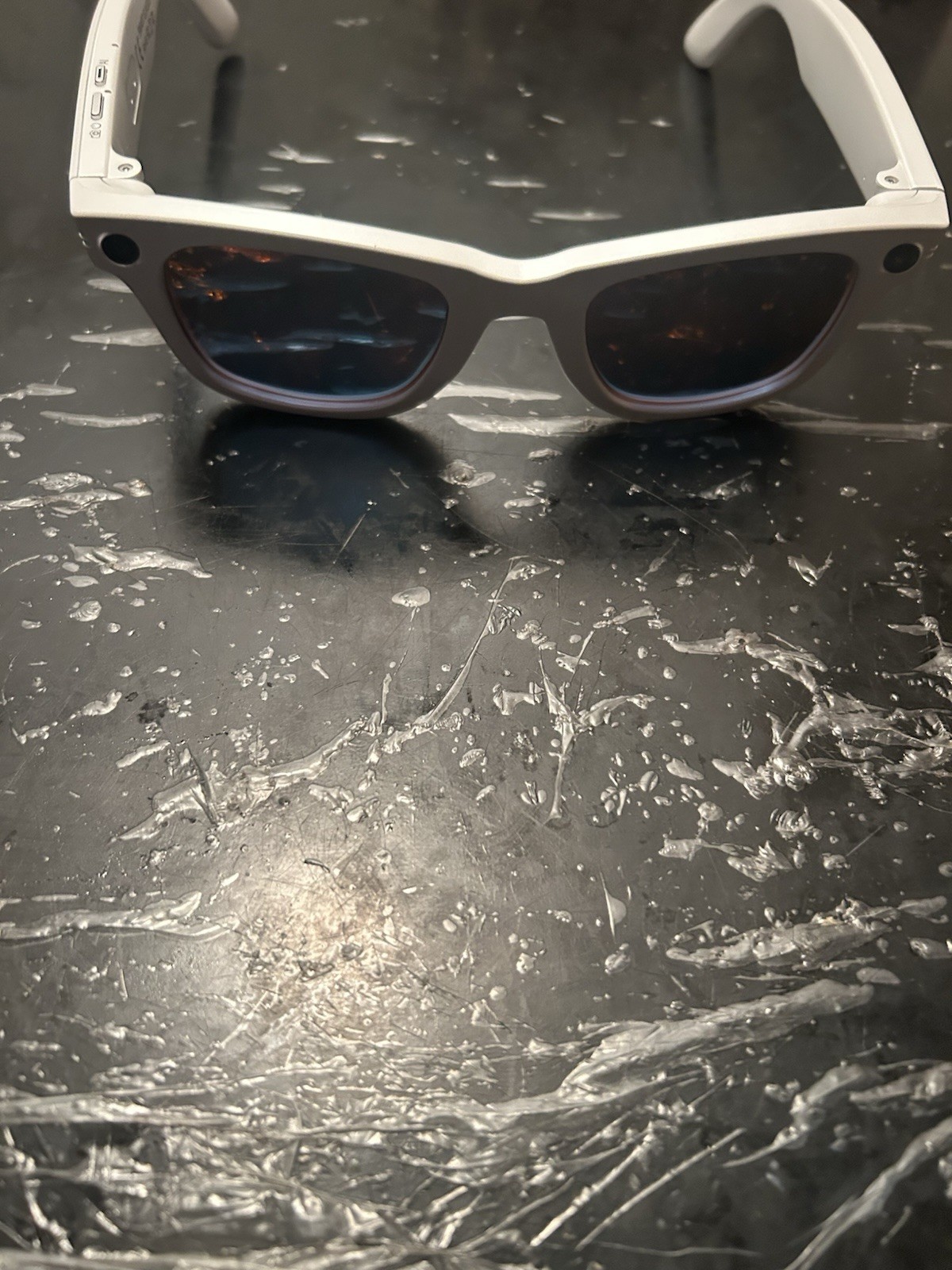 lusby White Smart Glasses with Camera Bluetooth Wi-Fi CE Marked RC 2.0