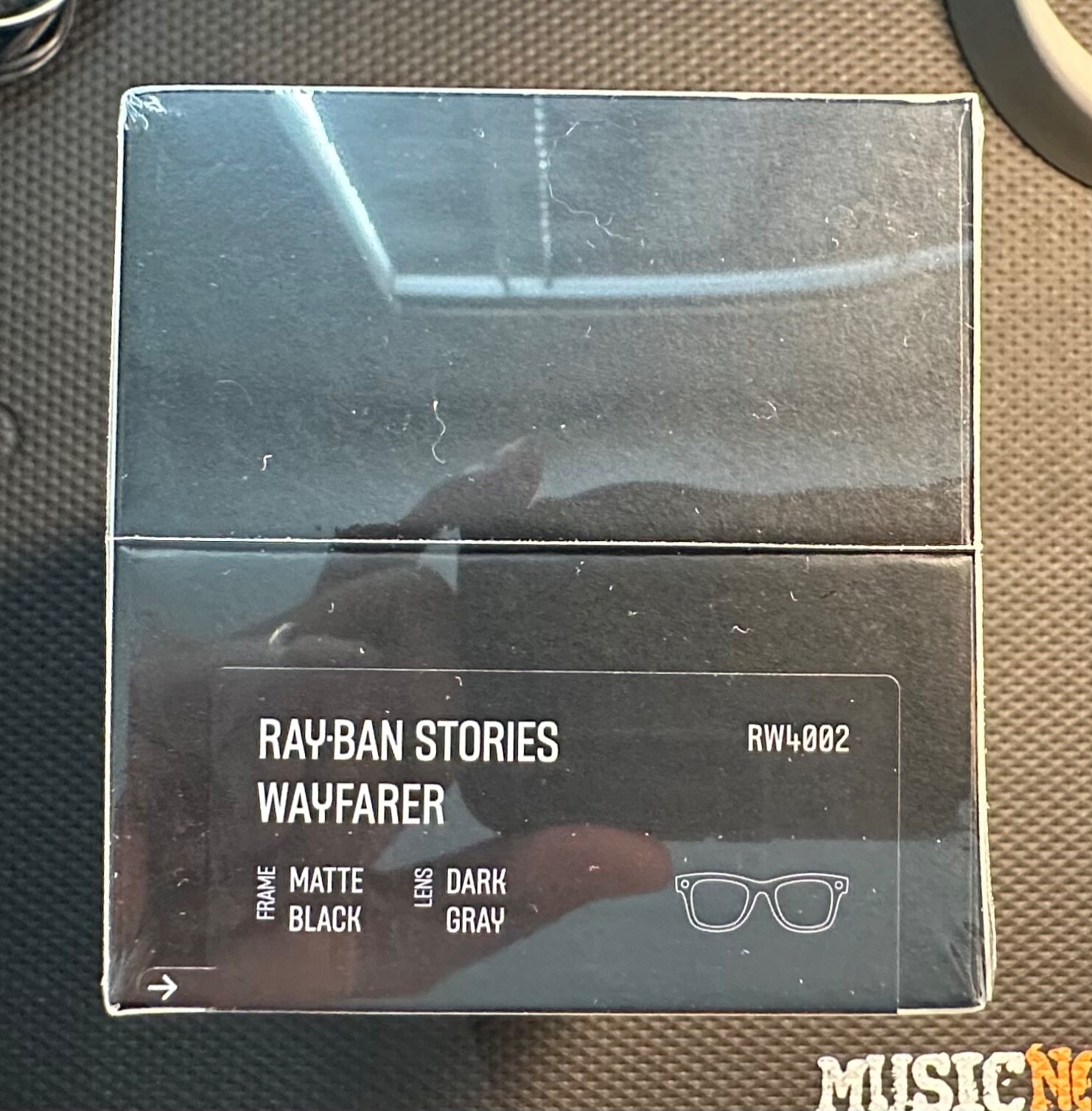 Ray-Ban Stories Wayfarer Smart Glasses – Matte Black Frame/Dark Gray Lens