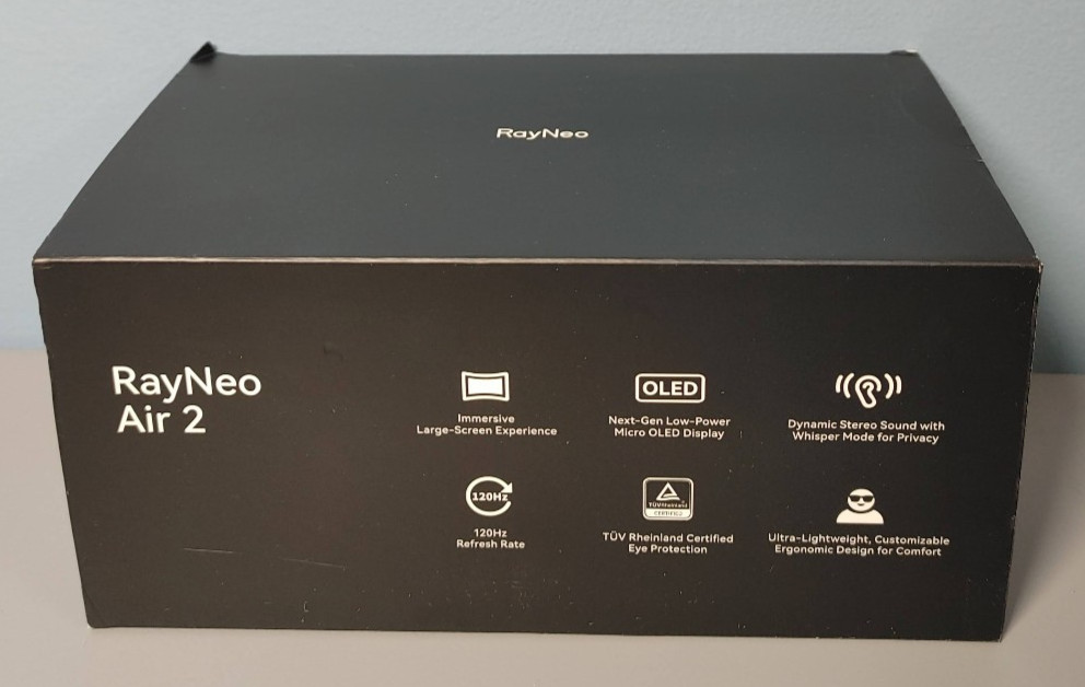 RAY NEO RayNeo AIR 2S XRGF25 GLASSES -New in Open Box