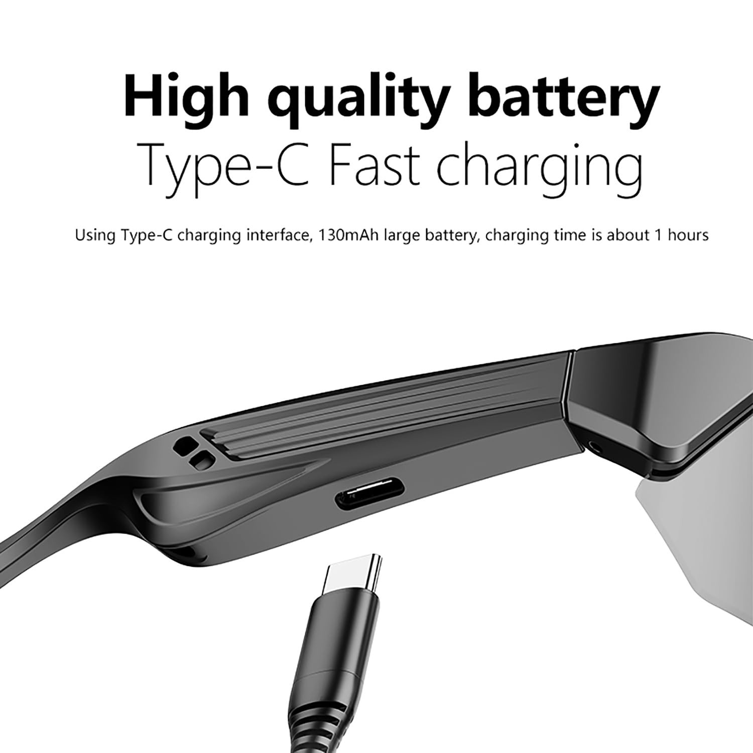 Smart Glasses,Polarized Bluetooth Sunglasses for Men & Women, Safety Glasses …