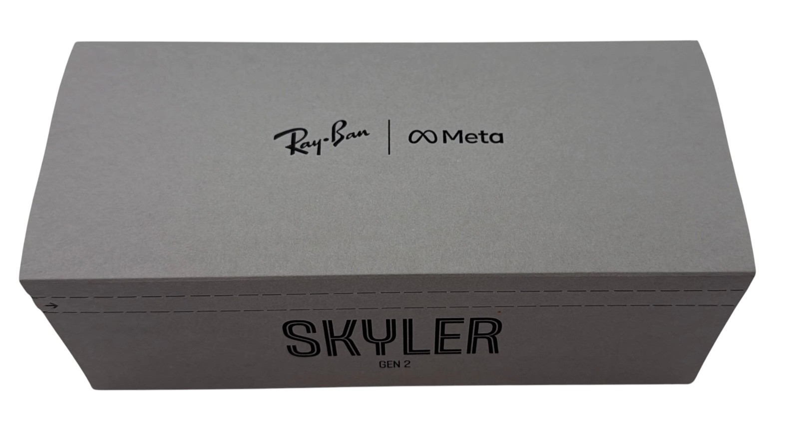 Ray-Ban Meta Skyler (Gen 2) Shiny Black/Clear Lens/Standard NEW Open Box