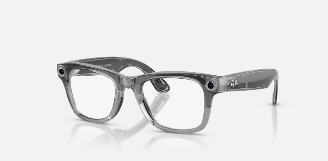 Ray-Ban Meta RW4012 Wayfarer 6840MF Men’s Glasses Clear Size 53 – Blue Light Blo