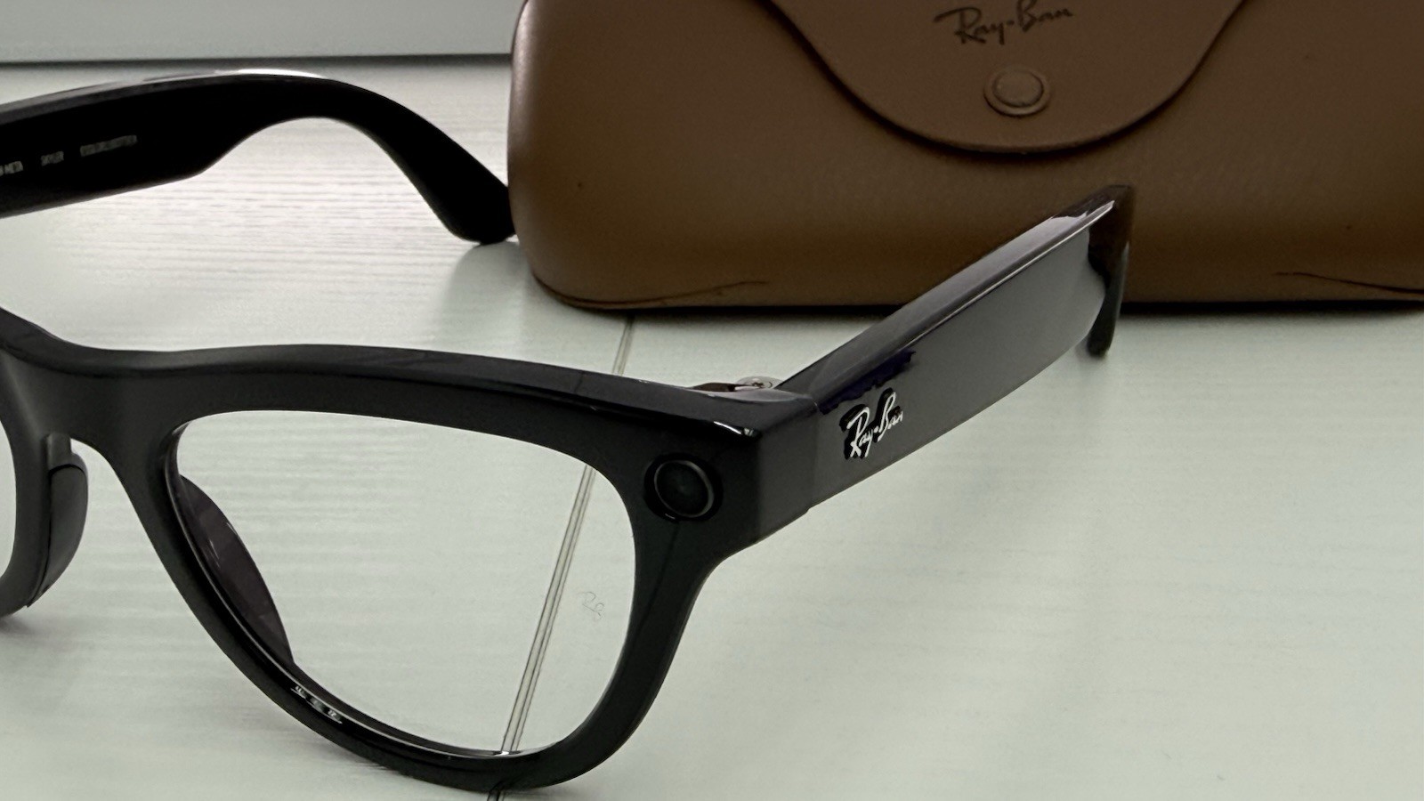 Ray-Ban Meta Skyler (Gen 1), Shiny Black / Clear Used Great Condition