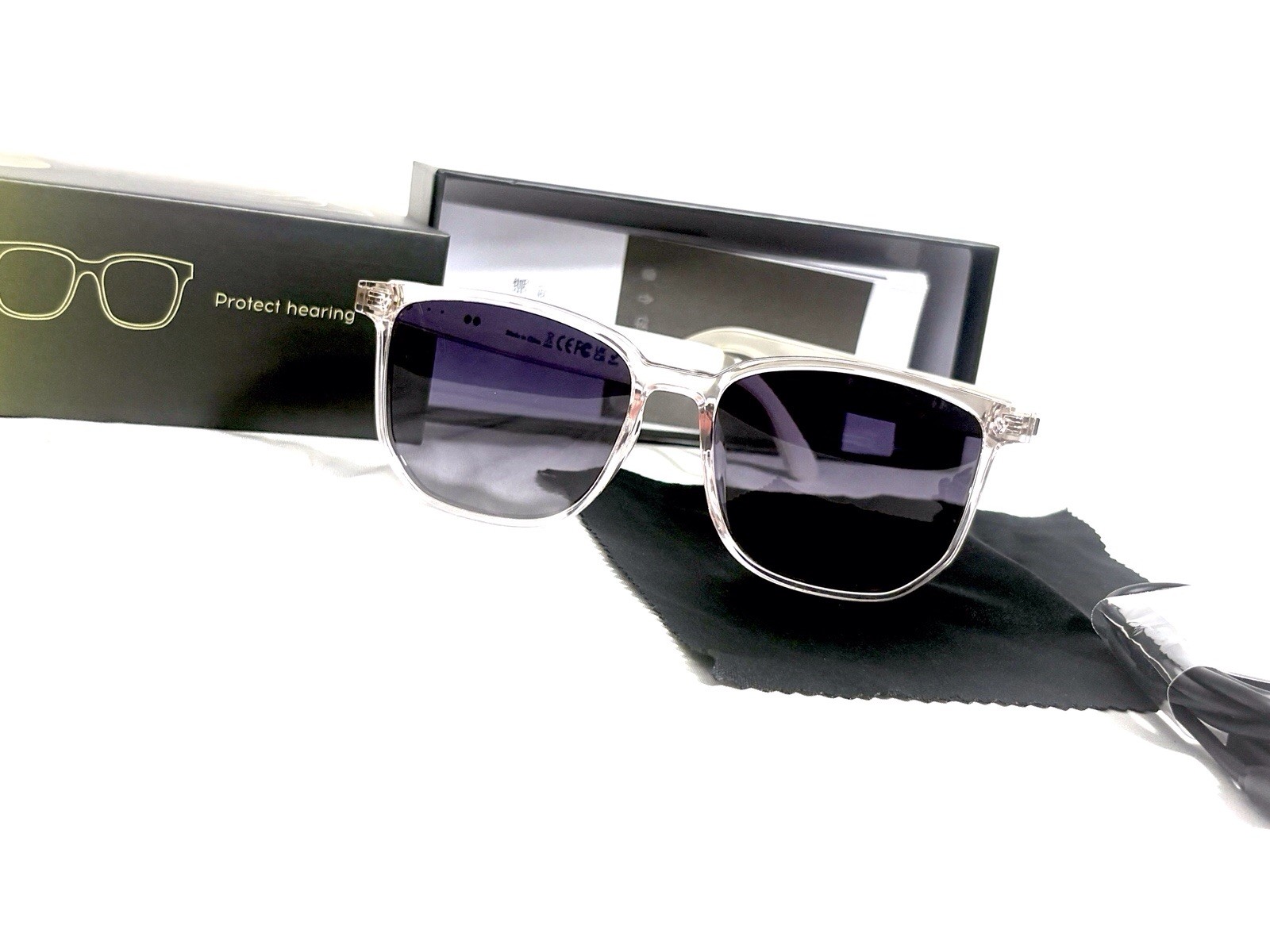 Smart Glasses Wireless Bluetooth 5.4 Polarized Sunglasses Music Stereo Headphone