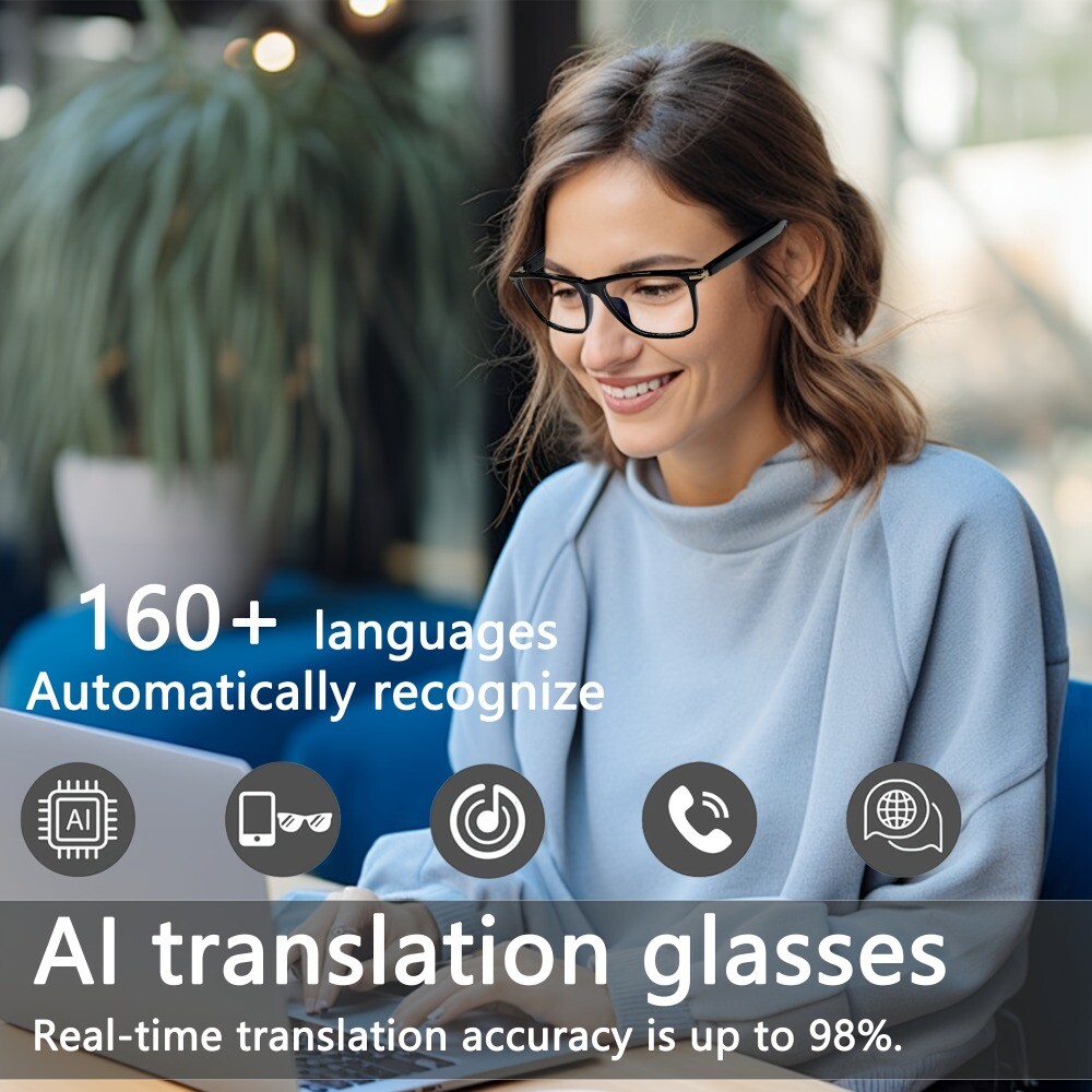 Cost-Effective Economical Sturdy AI Smart Glasses with 160 Languages Translation