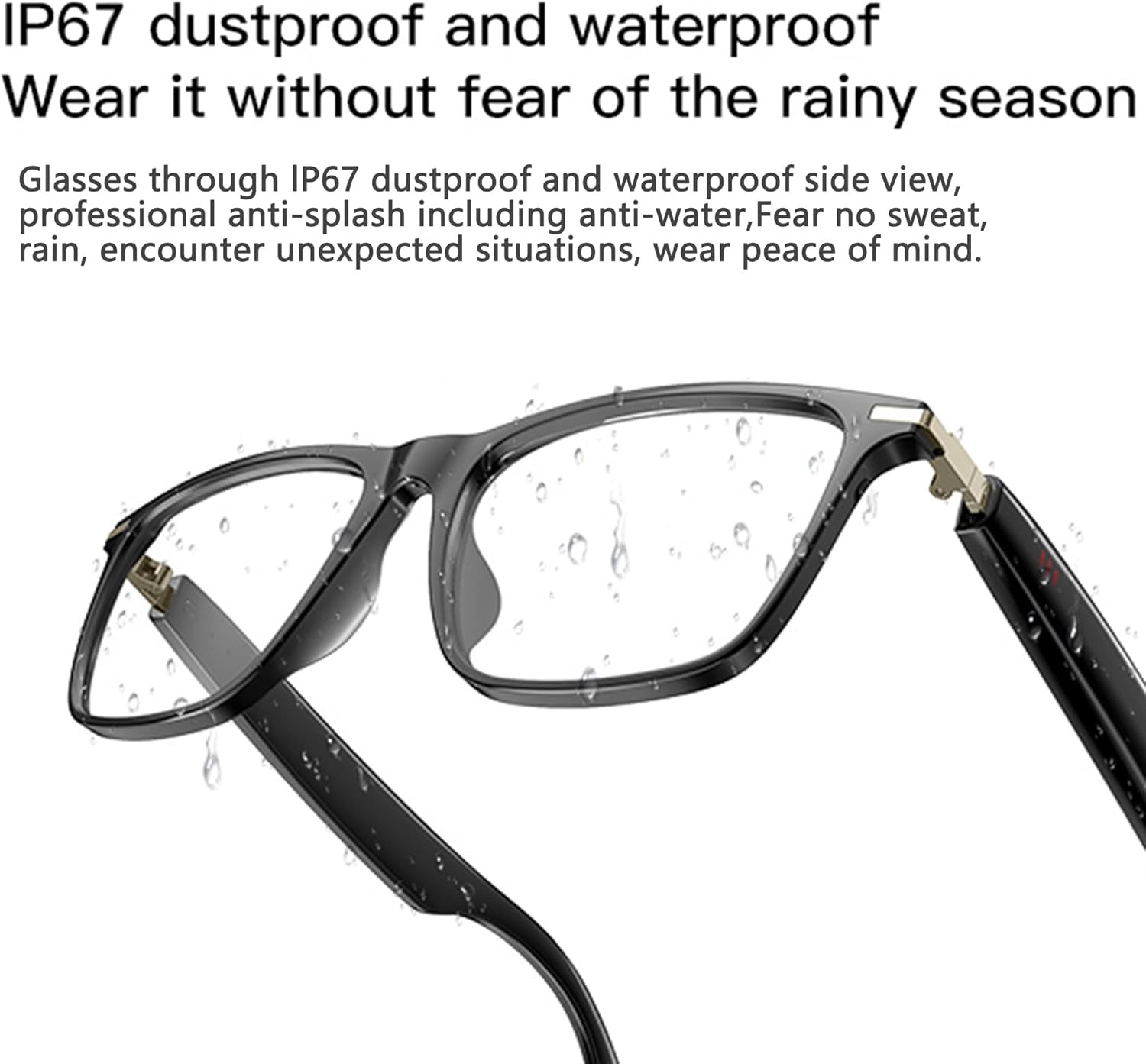 AI Smart Glasses AI Chat Deepseek R1 Gemini-2.5 164 Translations Supported Women