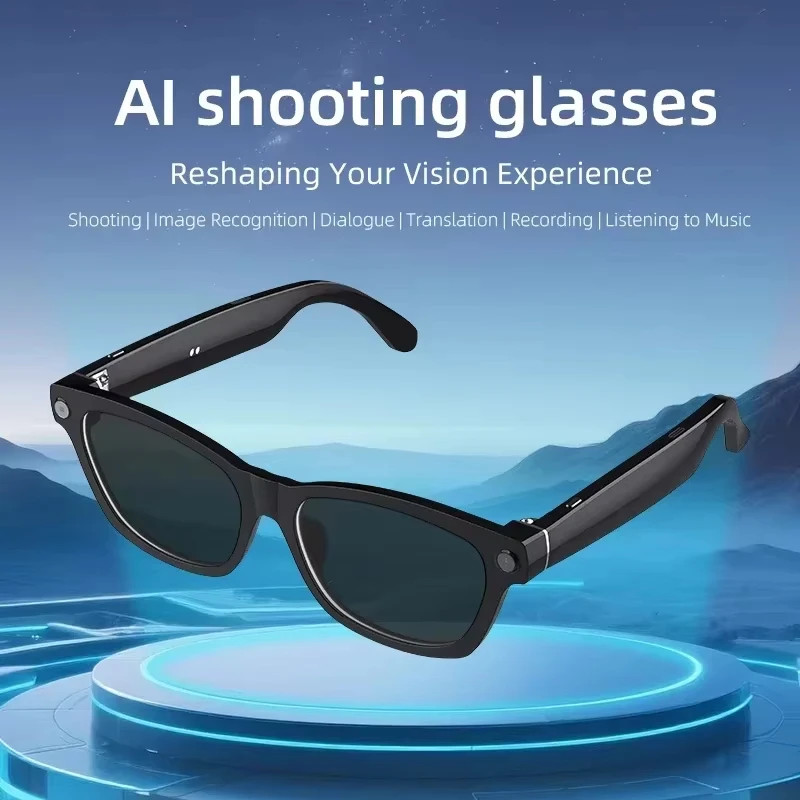 AI Smart Glasses 800W Camera HD Photo Video Voice Translation Bluetooth