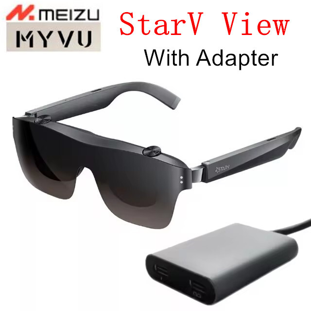 Meizu MYVU StarV View AR Smart Glasses Translation 3D MAX USB-C PD 600° Myopia