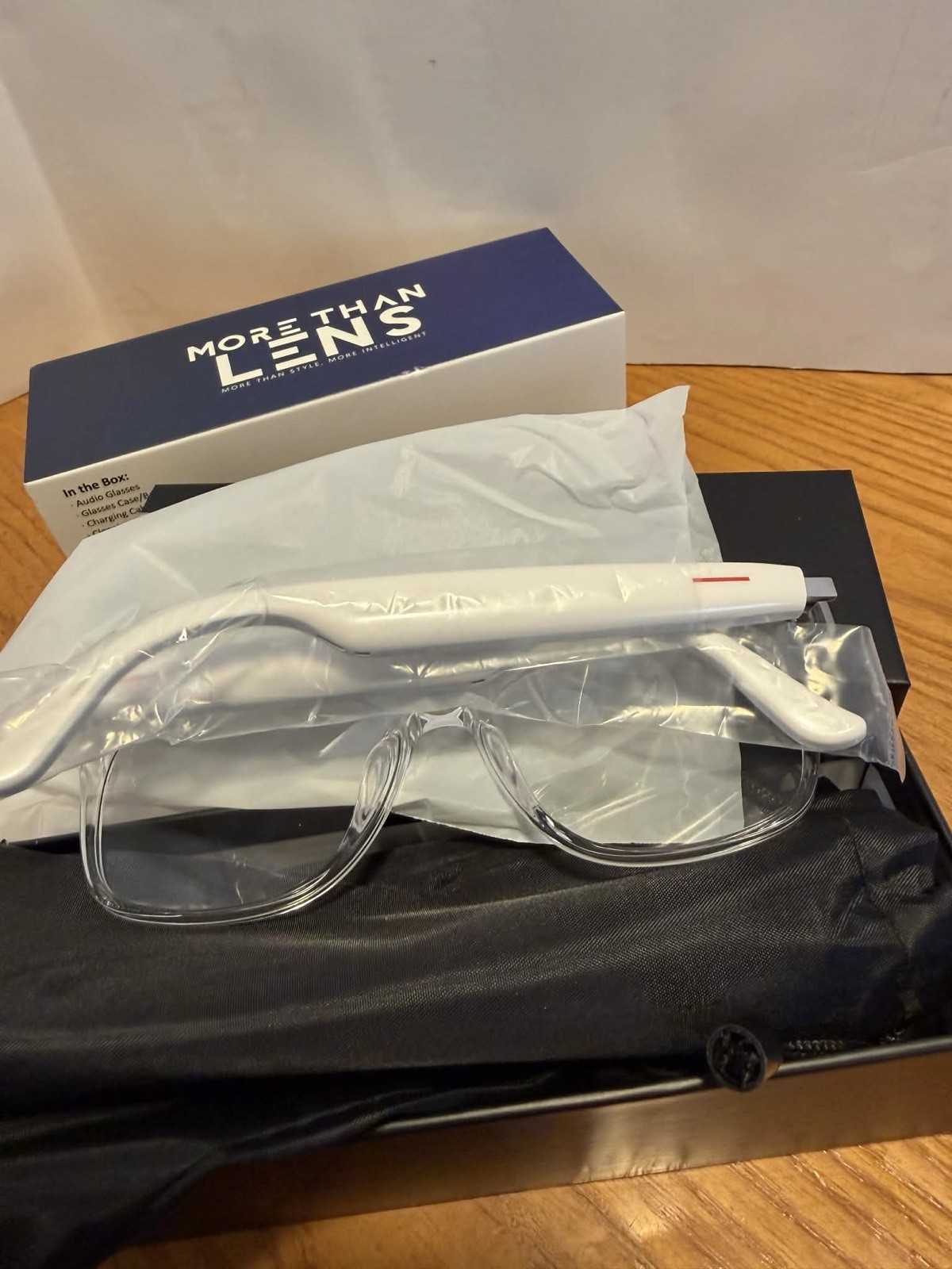 More Than Lens AI Translator Smart Glasses for Men Women Bluetooth Audio Glasses