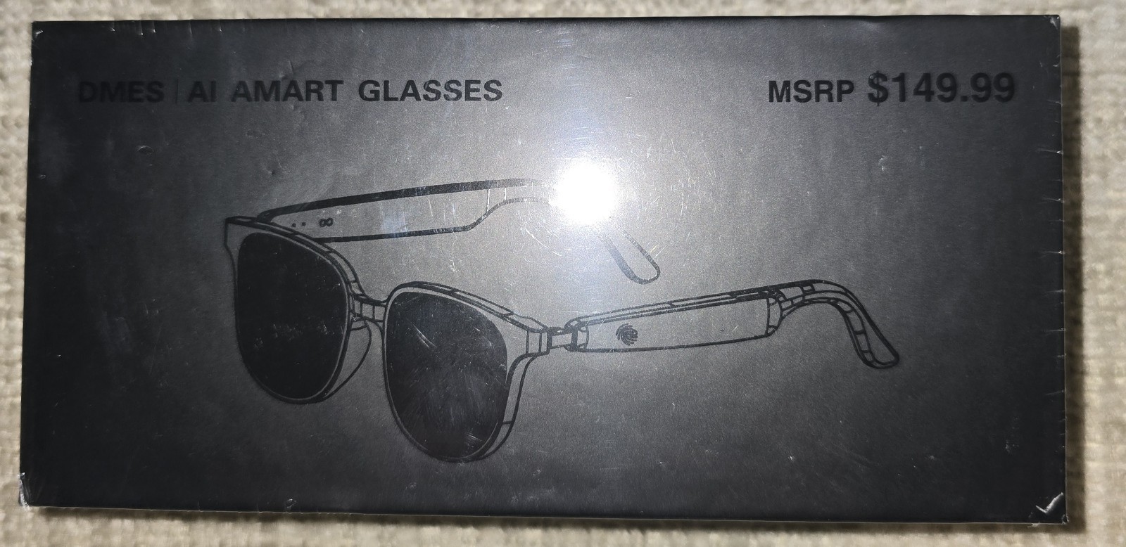 DMES AI Smart Glasses Ai Camera Translator Brand New In Box Black Call Bluetooth