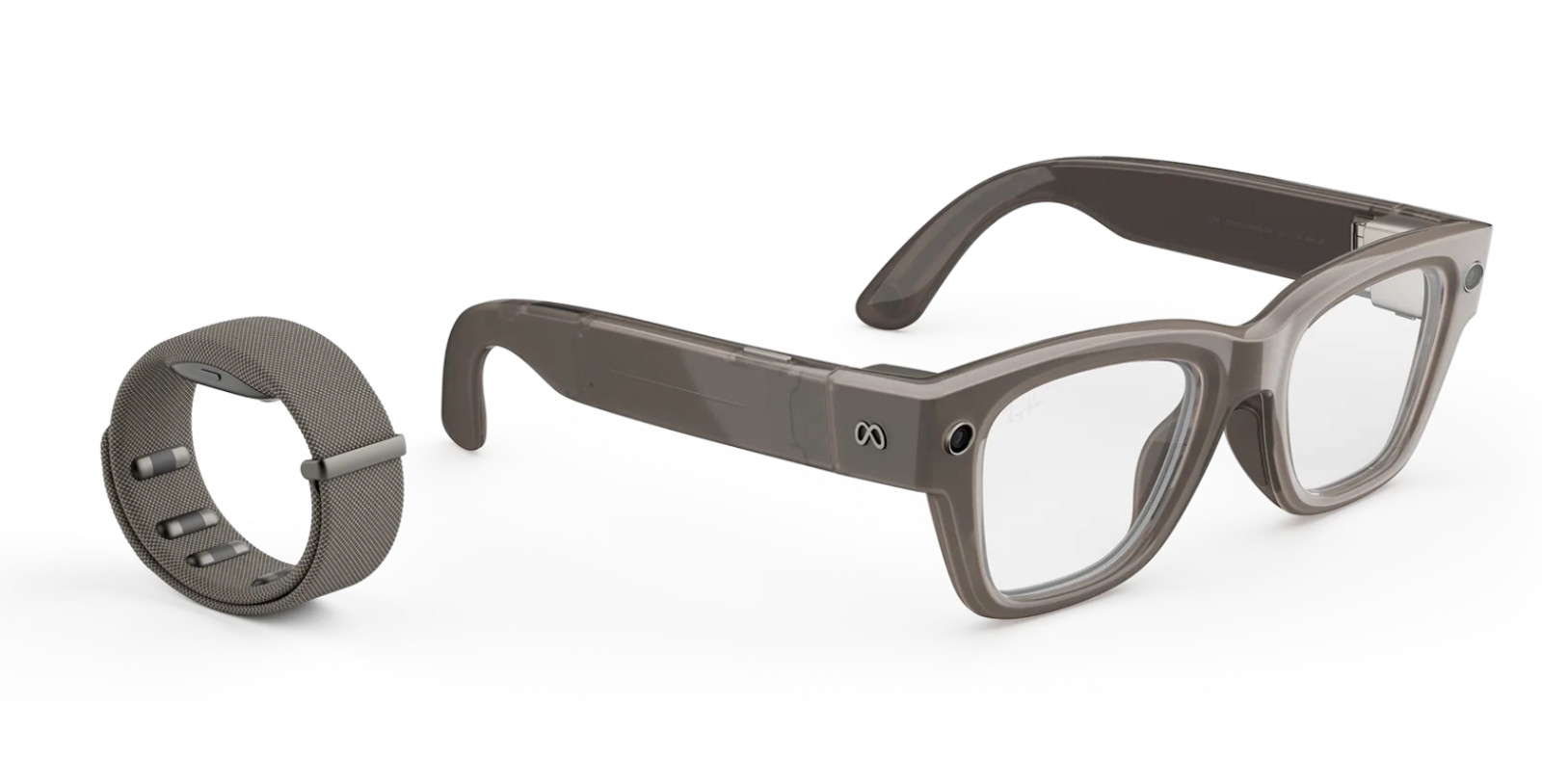 NEW Meta Ray-Ban Display AI Smart Glasses (Band Size 2 – STANDARD Frame), Sand