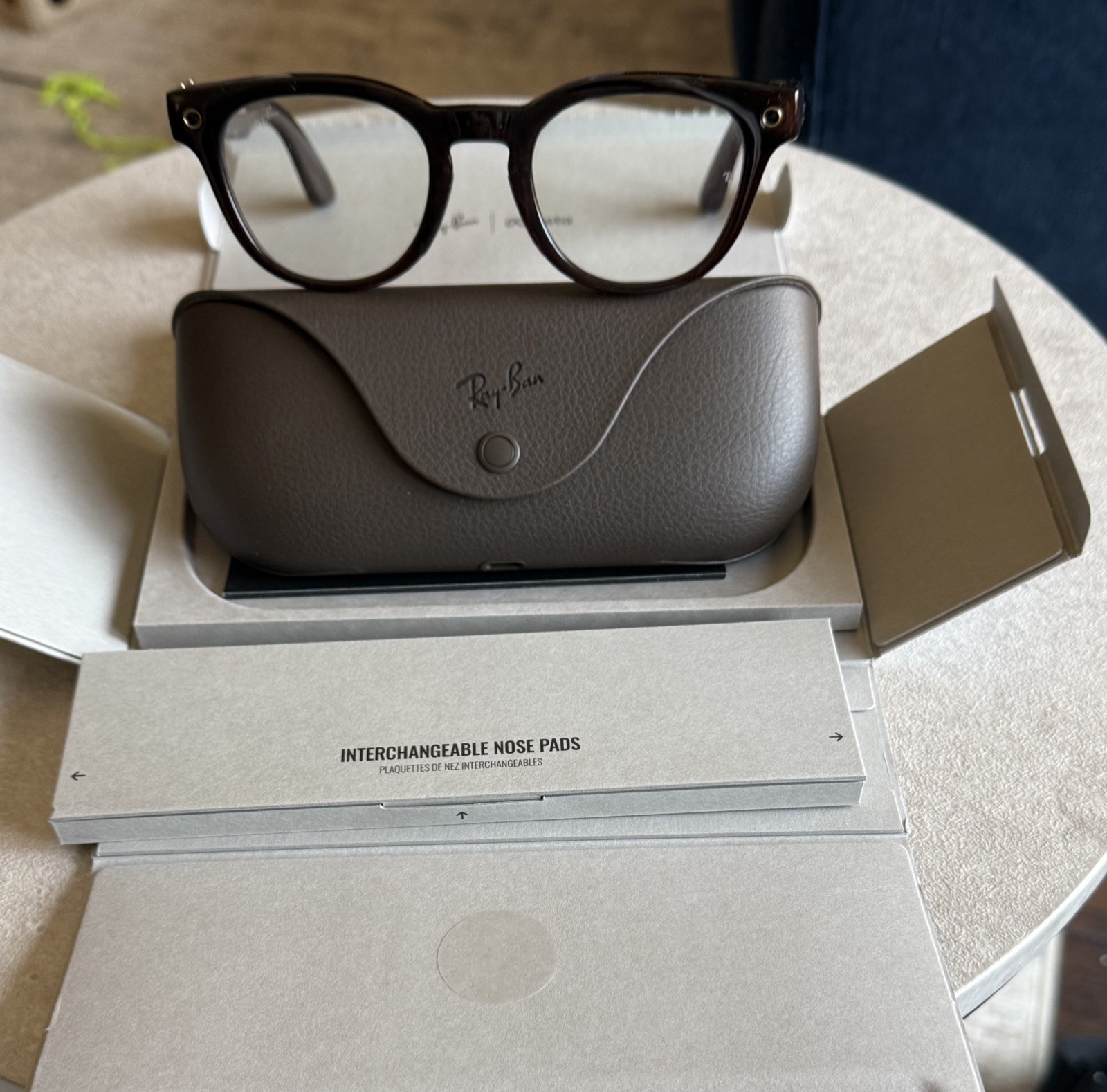 Ray-Ban Meta Scriber (Gen 2)/Transparent Umber/Transition RB7002