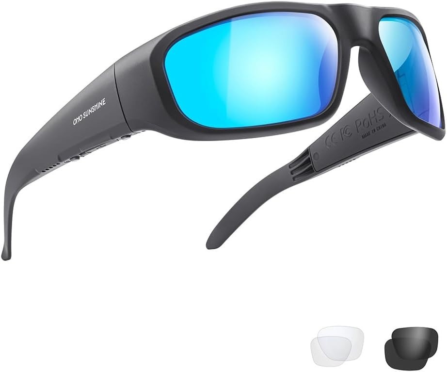 Smart Glasses Polarized Bluetooth Sunglasses UV Protection Voice Control Athl…