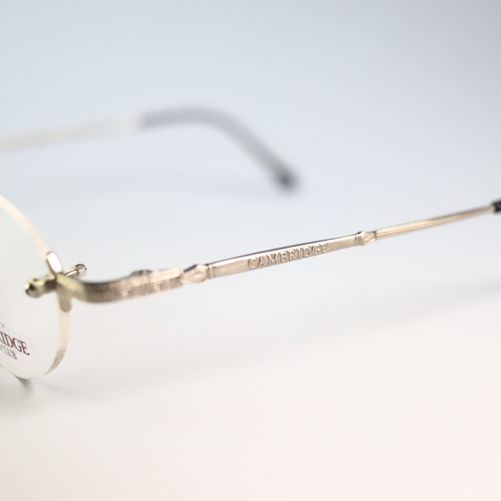 G2U without tags Cambridge Polo club 100 TITAN 4920 138 rimless eyeglasses embos