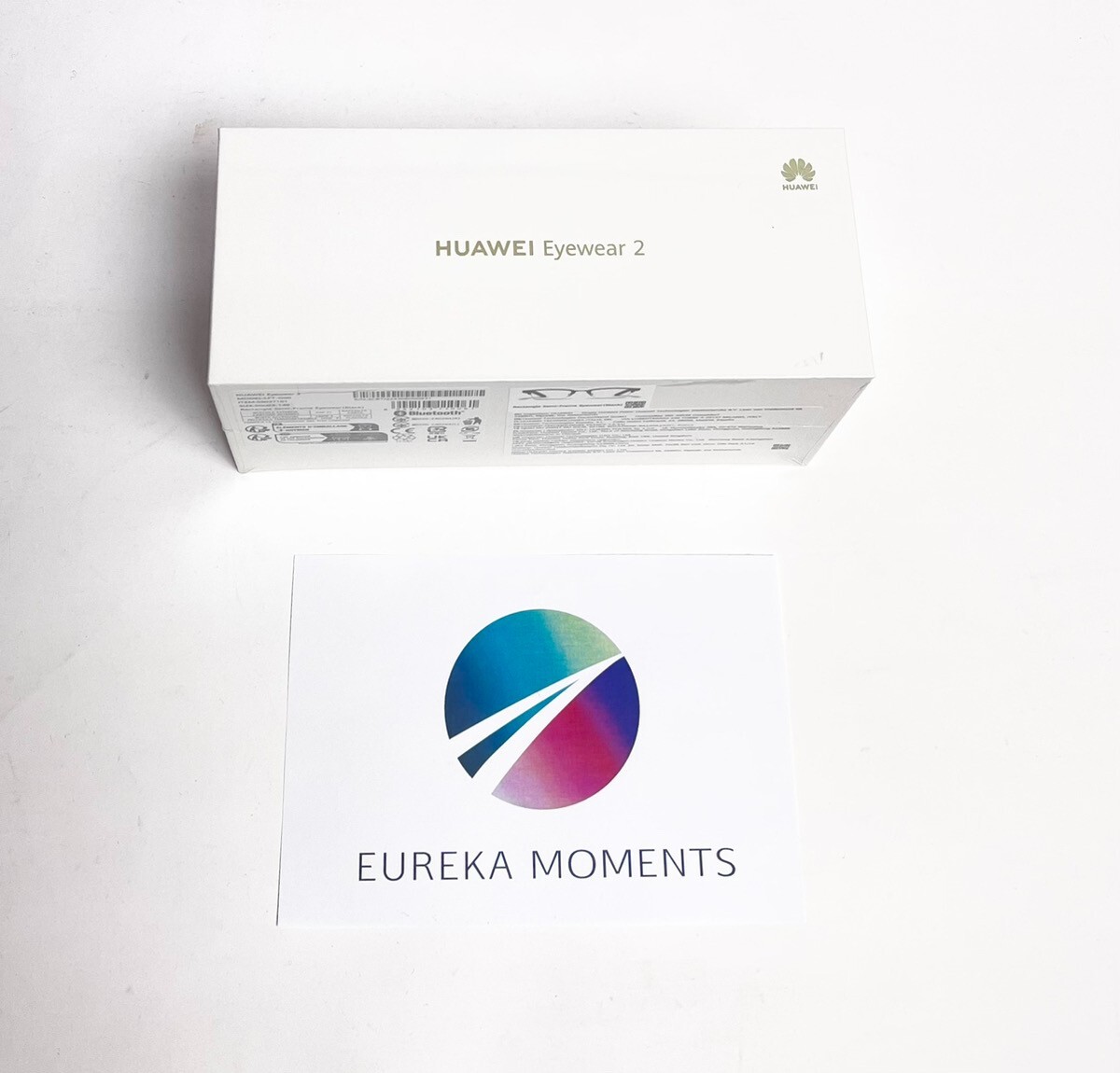 Huawei Eyewear 2 Black Smart Glasses Wellington Type Half Rim Bluetooth NEW