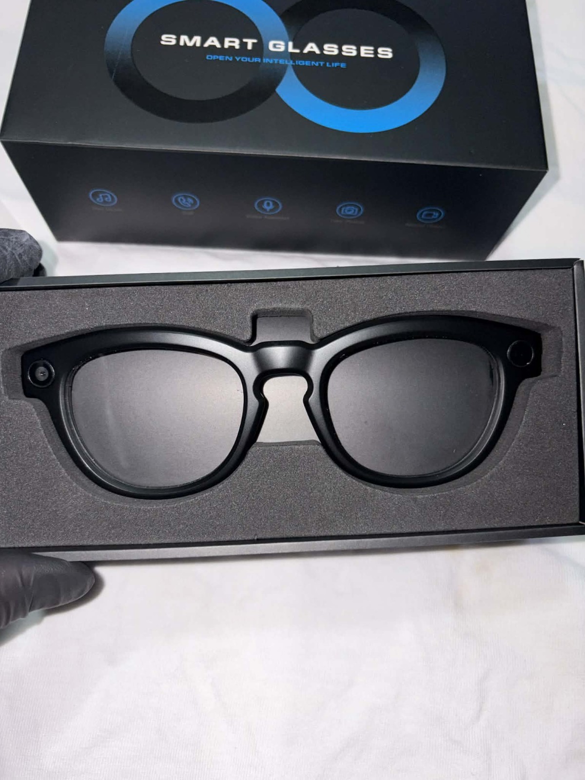 Ai smart glasses with 4k camera and video
