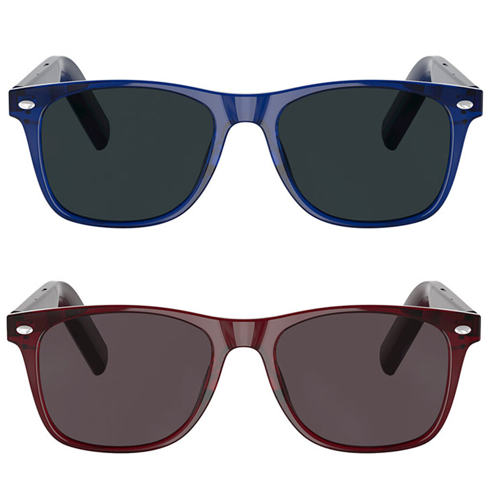 Smart Sunglasses Bluetooth Glasses with Speakers 11H Music 9H Call for Sport × 2
