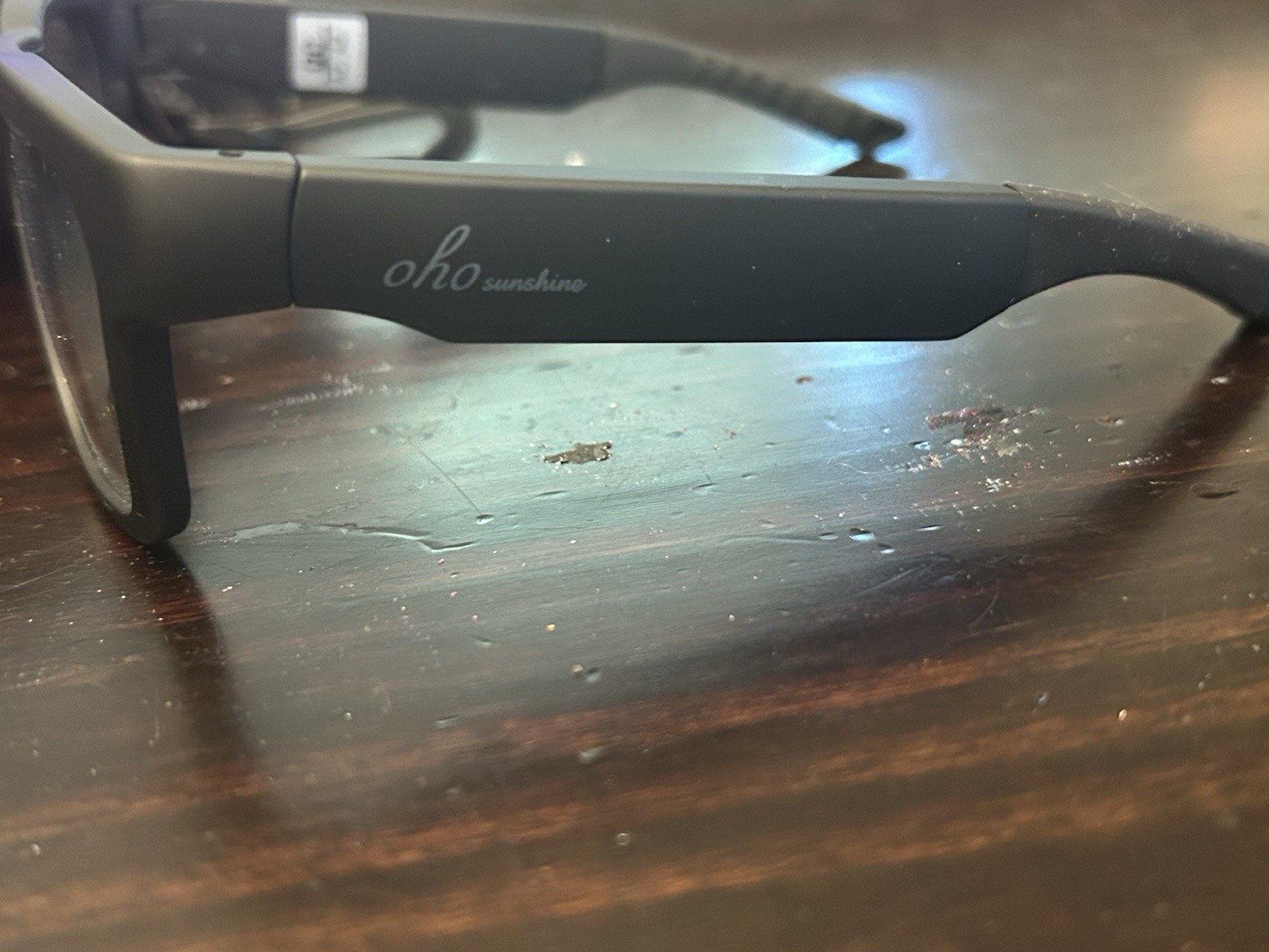 OhO sunshine Bluetooth Smart Black Clear Lenses Can Add Your RX Lenses NIB!