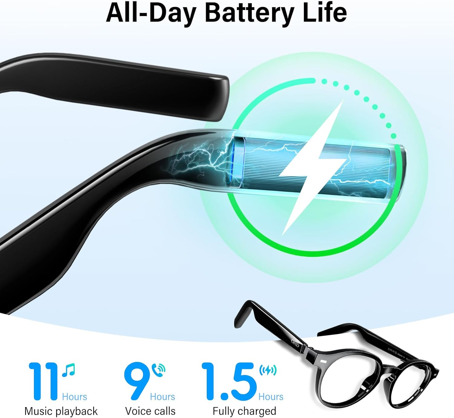 2026 AI Smart Glasses for Men Women, Translation Glasses with Chatgpt 145 Langua