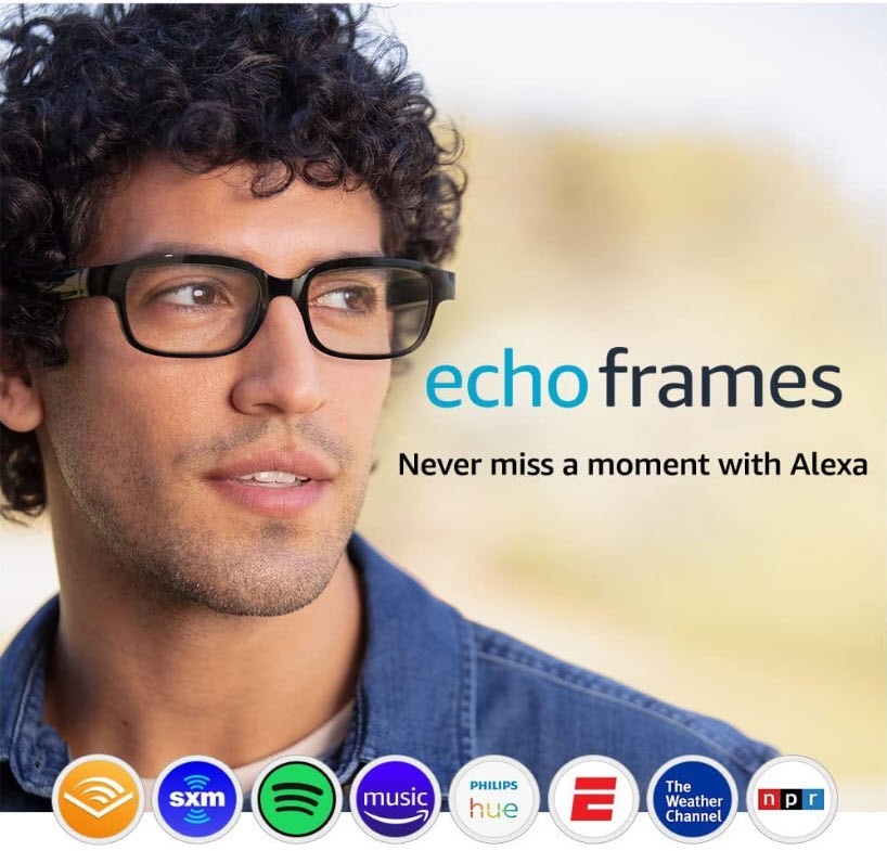 Amazon Echo Frames (Model GR79BR) New in box, Black, Alexa-enabled smart glasses
