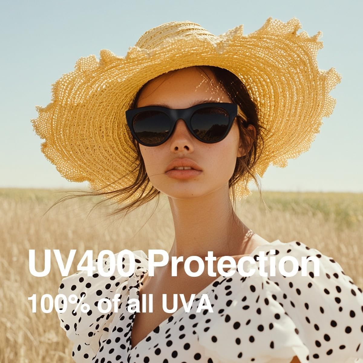Bluetooth Smart Sunglasses with UV400 Protection & Open Ear Audio Experience