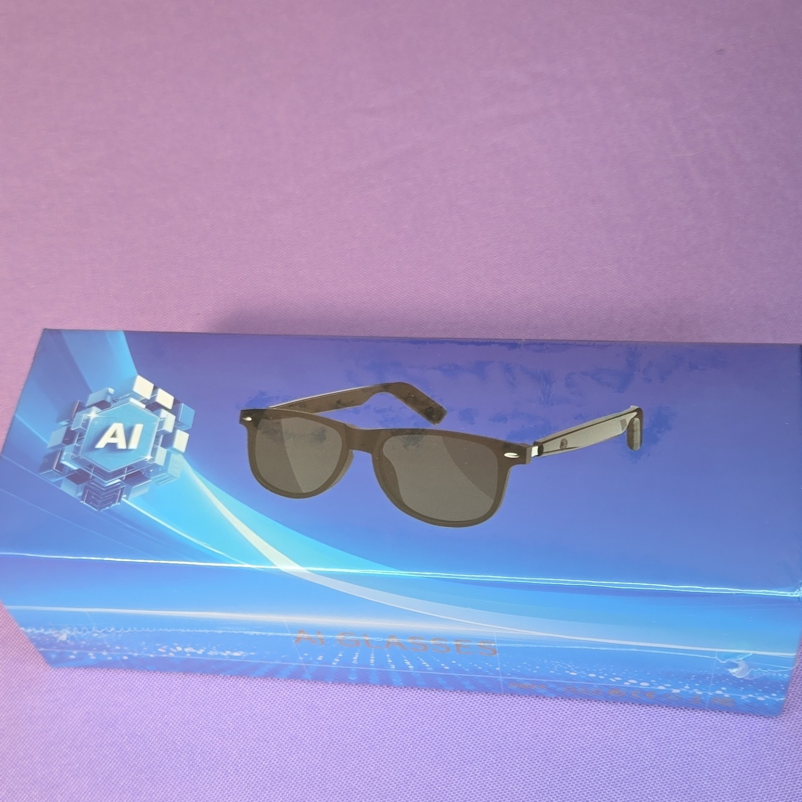 DMES AI Glasses Smart Glasses w/ Touch Control, Built-In Call Microphone