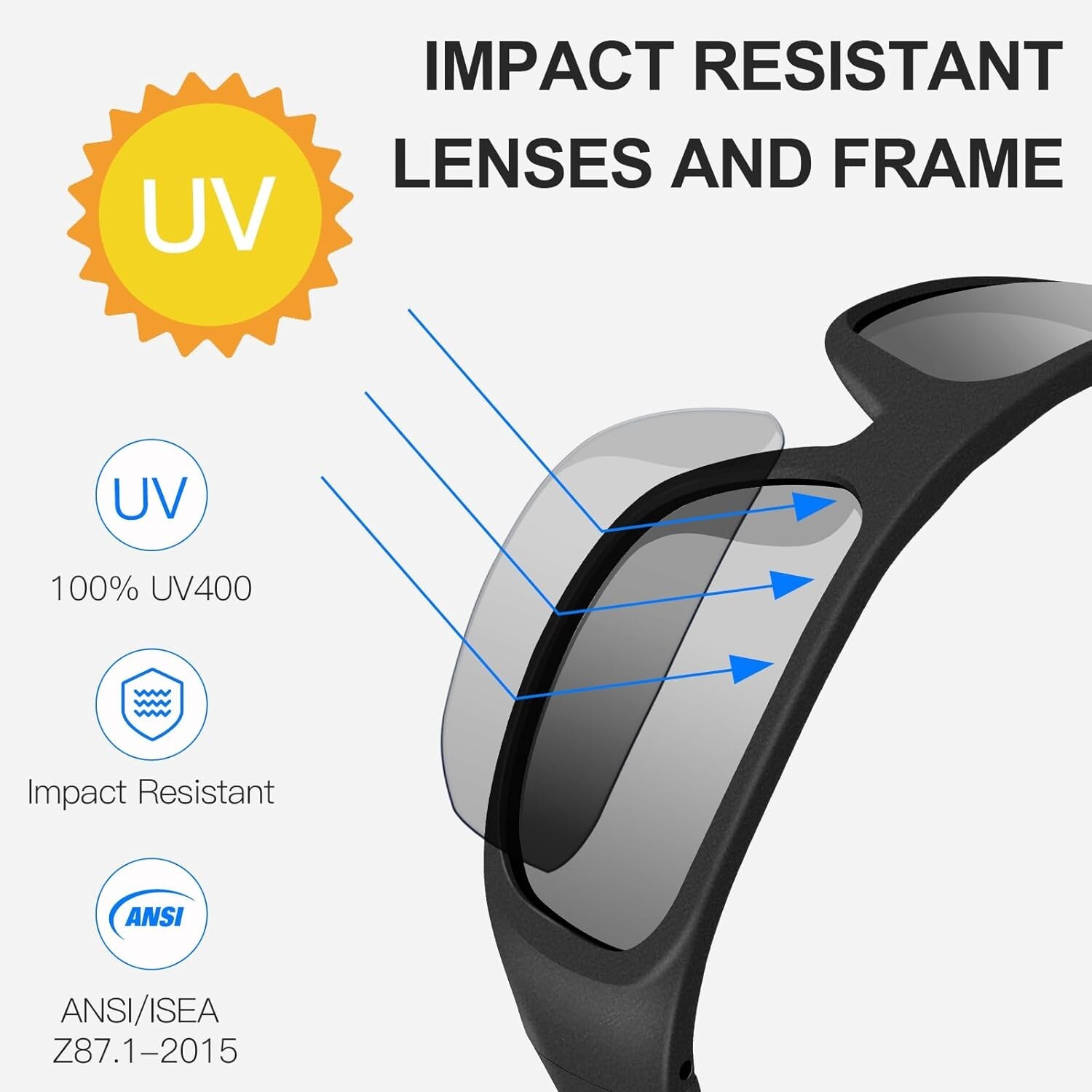 Athletic Smart Glasses: Voice-Controlled Bluetooth Sunglasses for Outdoor Fun