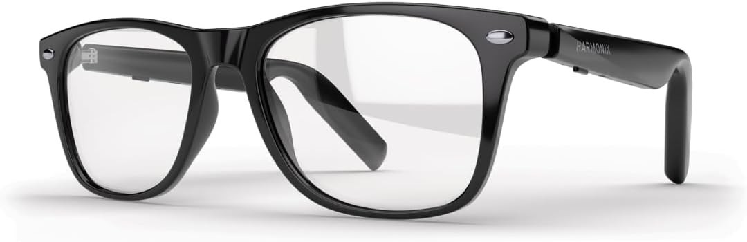 Harmonix SonaVue Smart Glasses, Bluetooth Audio Glasses with Open-Ear Sound