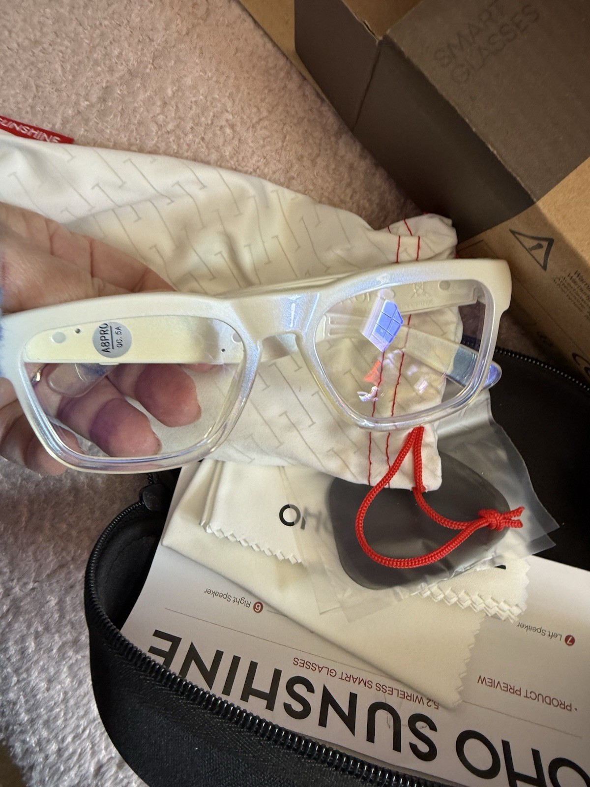 OhO Sunshine Elite Smart Bluetooth Glasses – Photochromic 03 Lens