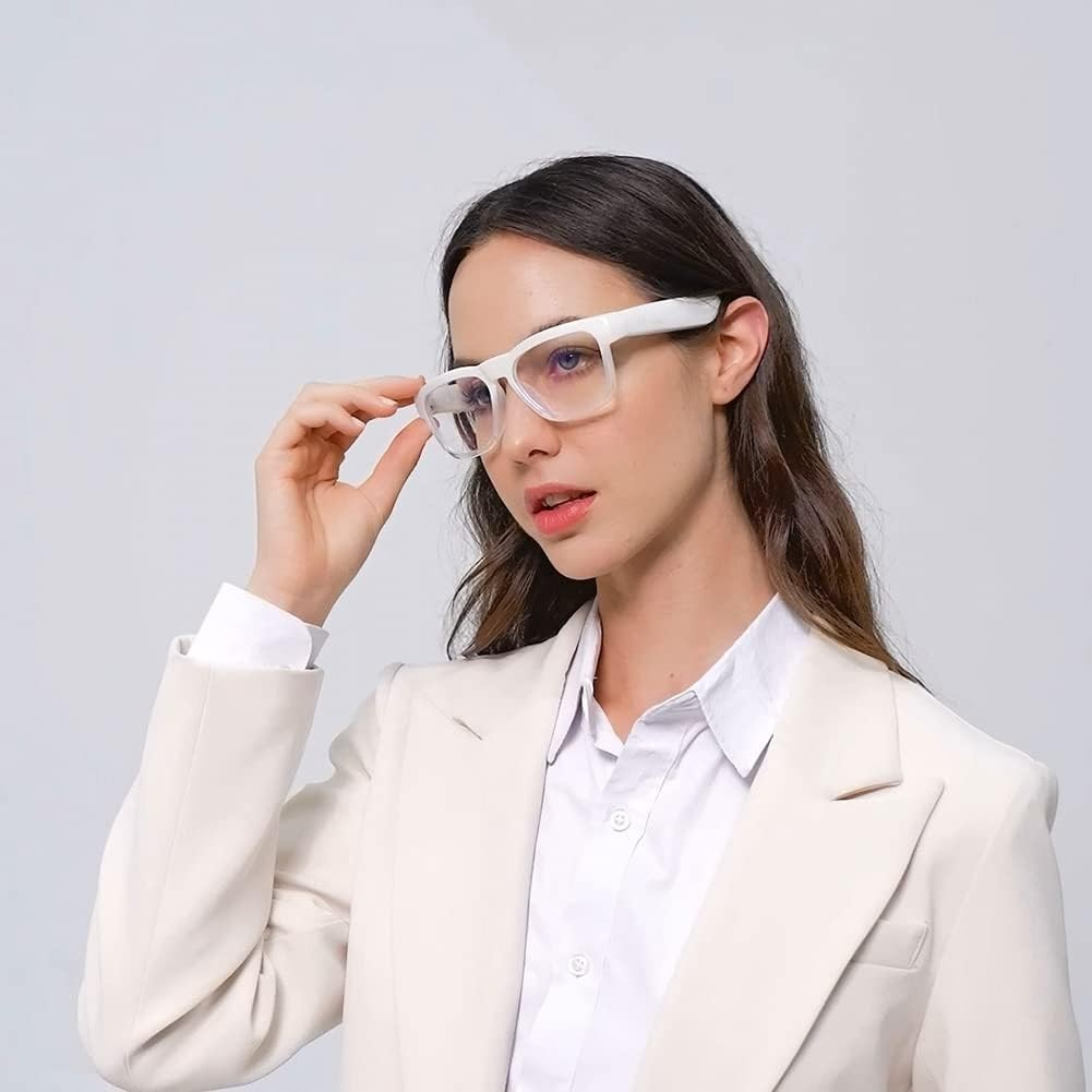 OhO Smart Glasses,Polarized Sunglasses with Bluetooth Speaker – Mirror Blue Lens