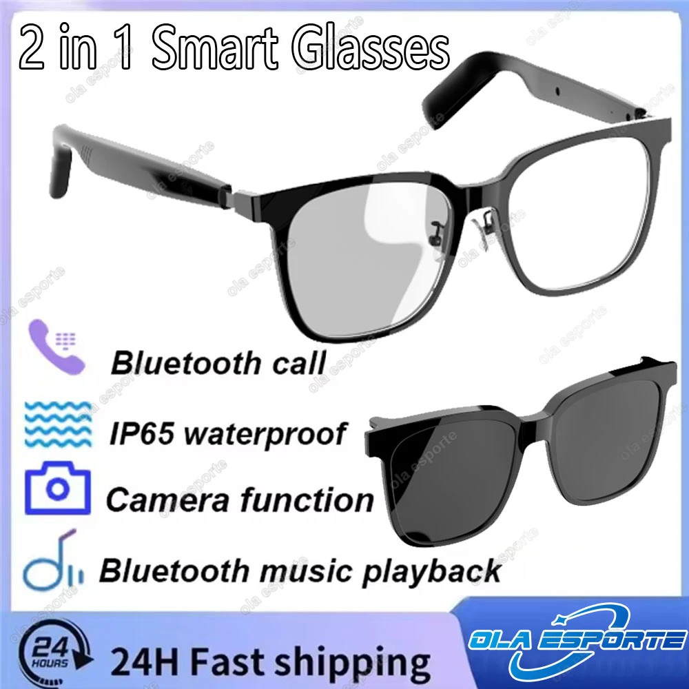 “Smart Cycling Glasses with Bluetooth Audio & Remote Headset”
