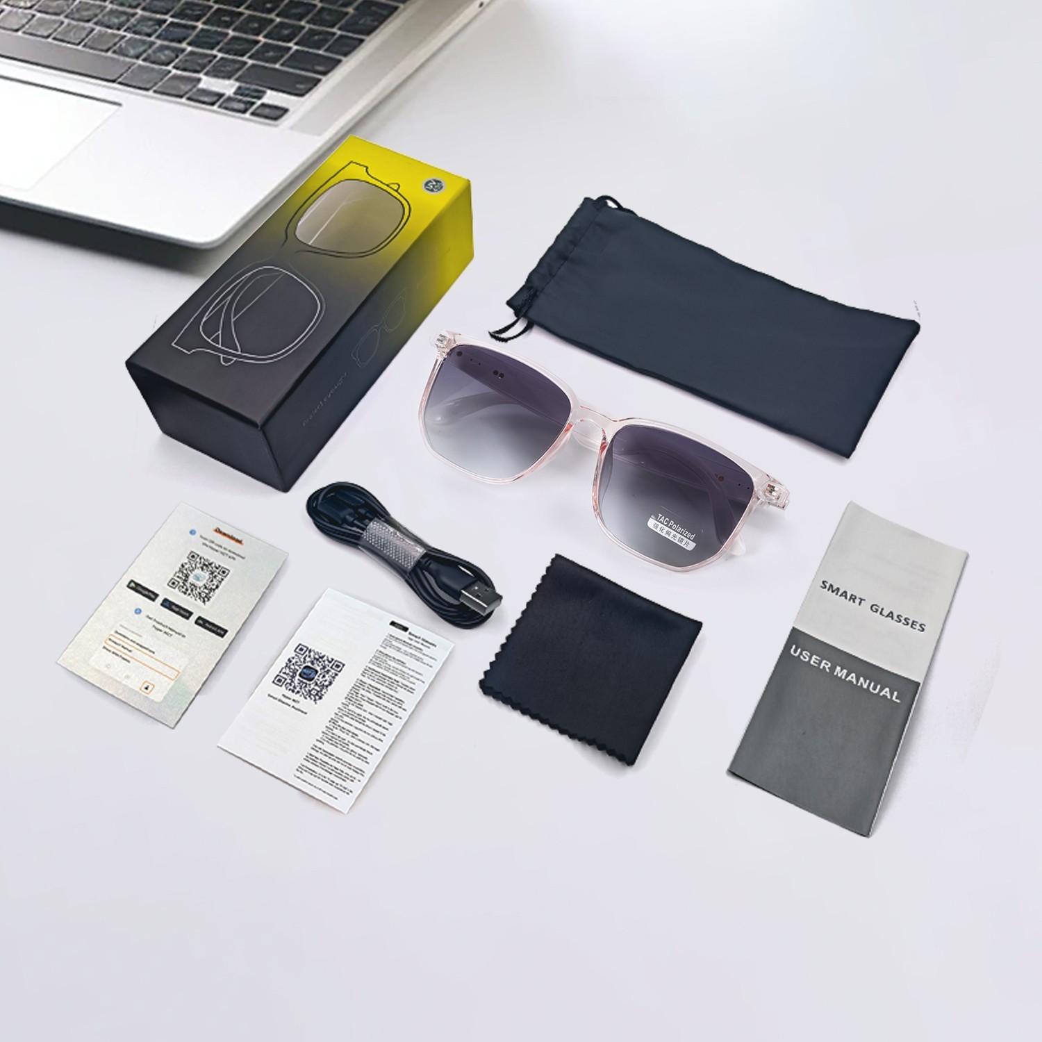 NEW AI Smart Glasses Bluetooth Call Audio Hands-Free Translation for Men & Women