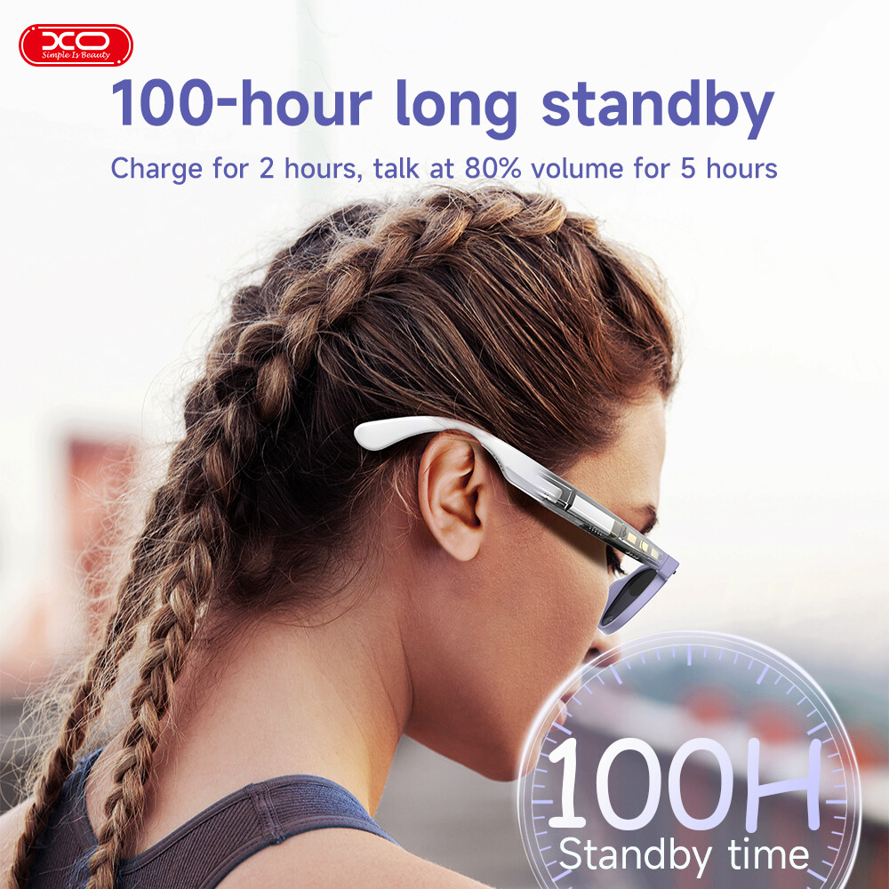 XO Girl Smart Glasses Bluetooth Call & Audio Outdoor Sunglasses Voice Assistant