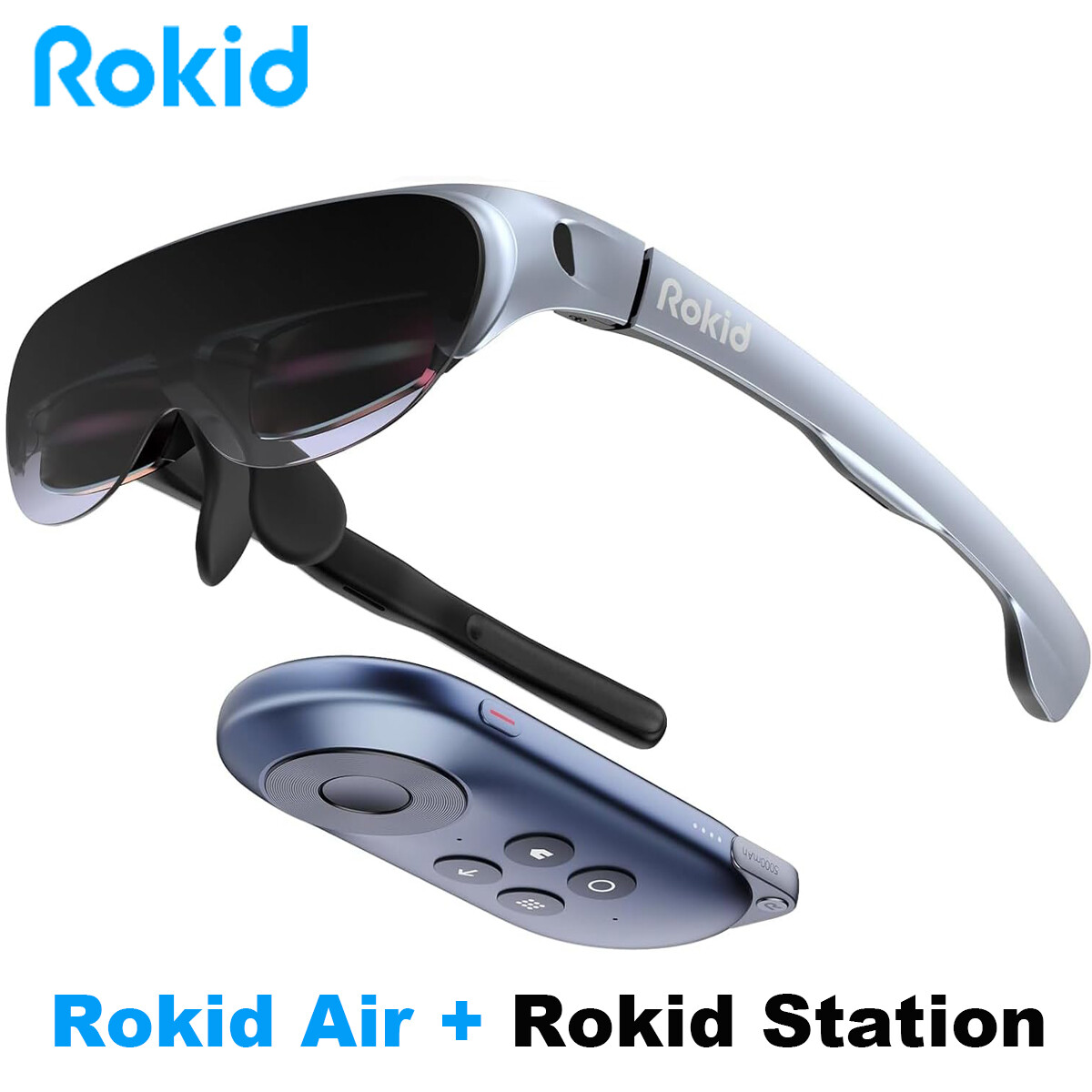 Rokid Air AR Smart Glasses 120″ Screen with Rokid Smart Portable Station Termial