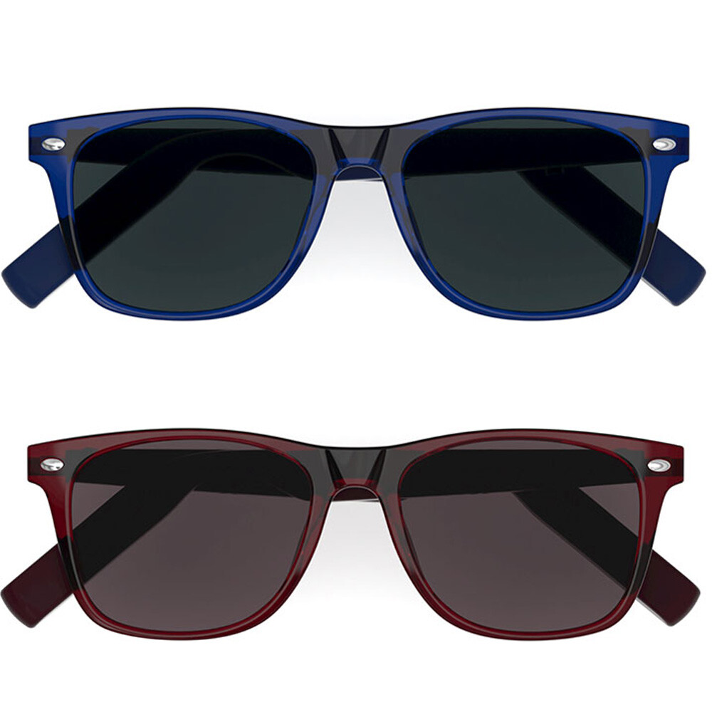 Wireless Sunglasses Music Smart Glasses AI Translator Headphones Red Lens 2Packs