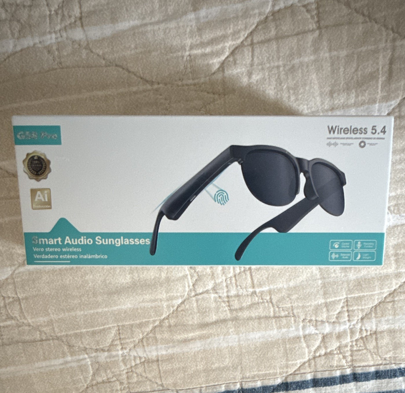 G58 Pro Smart Audio Sunglasses with Bluetooth Connectivity, Wireless 5.4