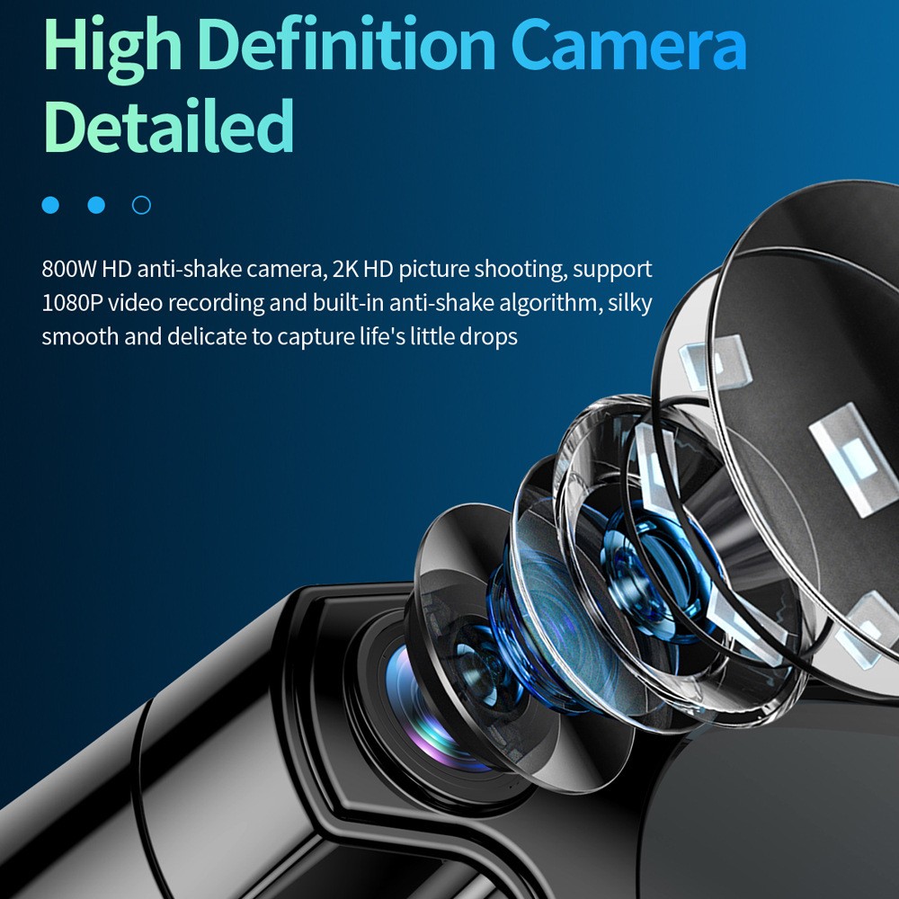 1CY01 AI Smart Glasses Bluetooth 5.0 Translator Camera HD Video for Android iOS