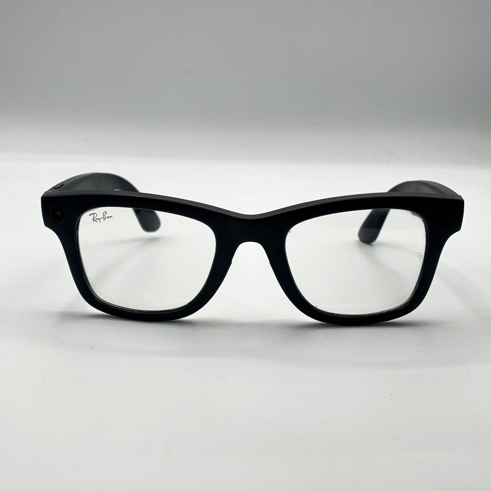 Ray Ban Meta Wayfarer RW4006 Matte Black Clear Lenses