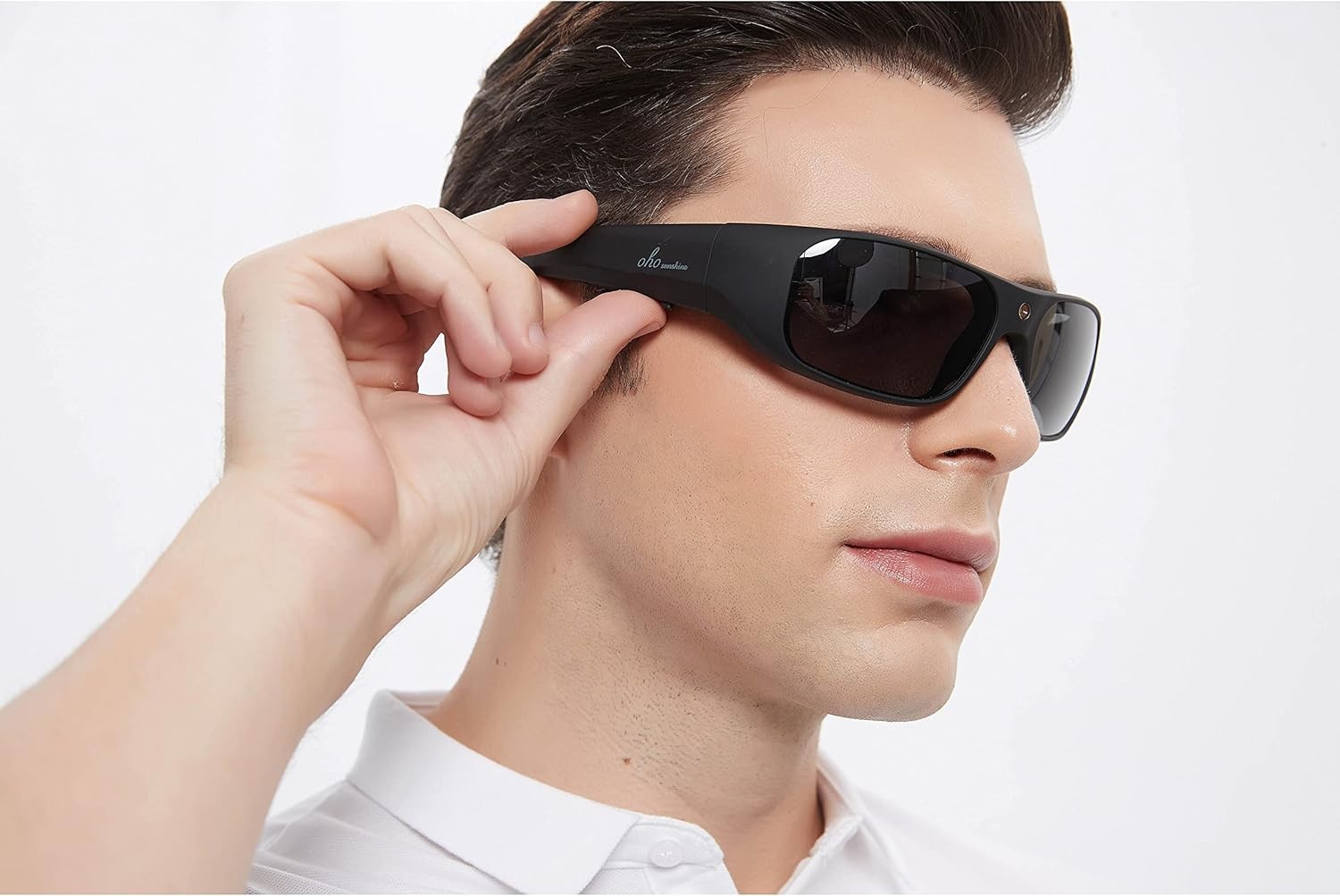 OhO Smart Glasses, Full HD 1080P Polarized Sunglasses with 32GB Built-in Memo…